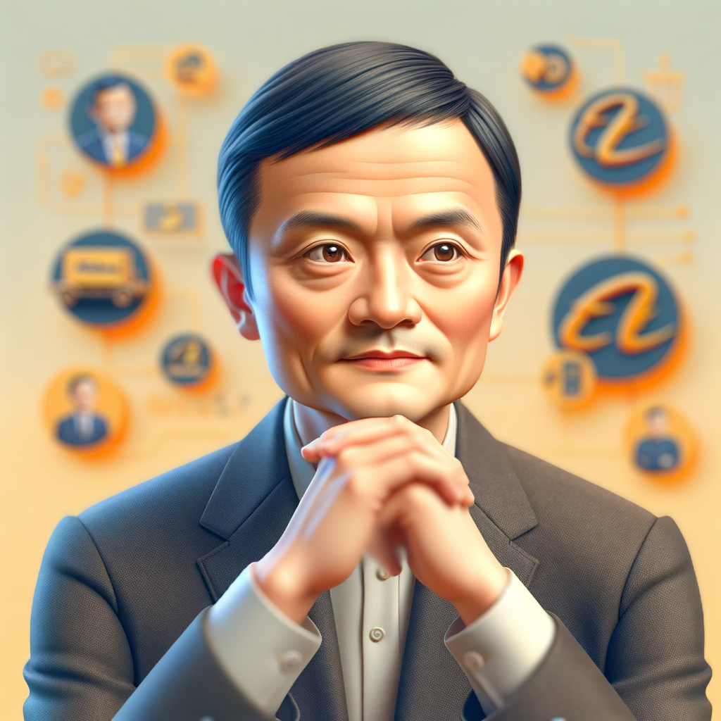 Imagen Jack Ma pensando en el éxito